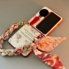 New woven phone bracelet, InS-style lanyard, high-end phone lanyard, anti-loss blue wrist strap lanyard Application Scenario